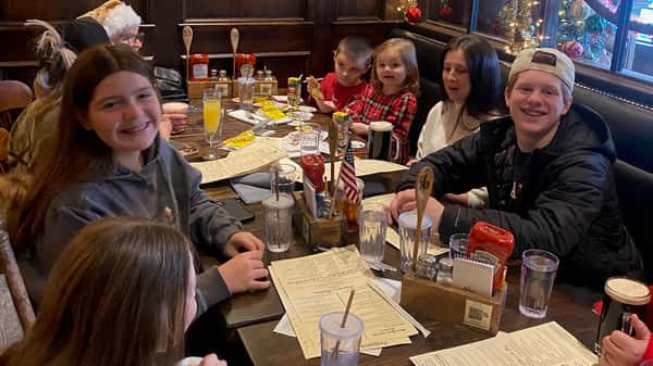 family time at Rising Eagle