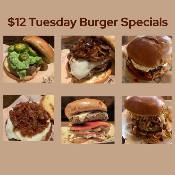 Tuesday Burger Specials