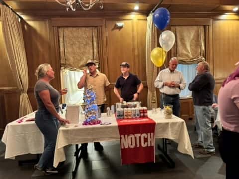 Vendor table setup in Upham Room (Notch Brewery)