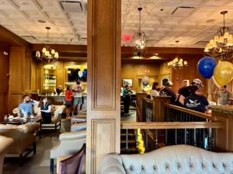 The Upham room in full use