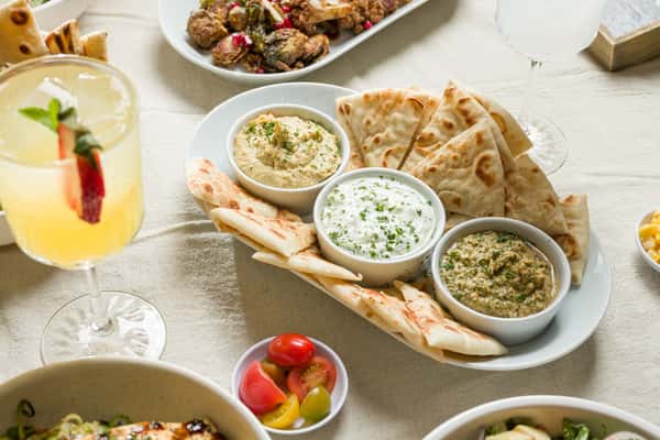 pita and dips
