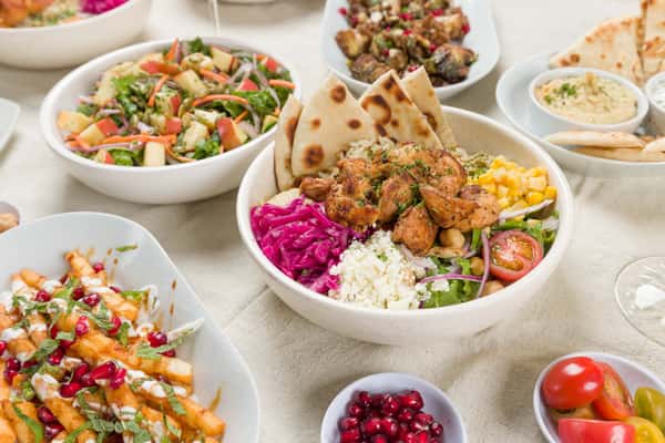 various healthy dishes