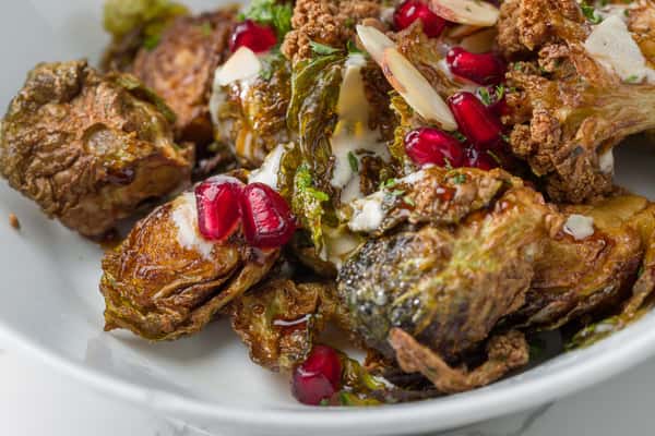 Crispy Cauliflower & Brussels Sprouts Tray (Feeds 8-10)