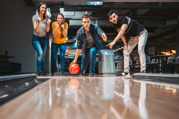 friends bowling
