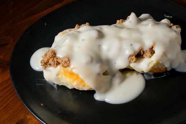 Sausage Gravy Biscuit