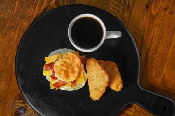 bacon egg cheese biscuit combo