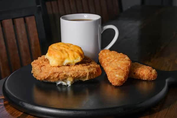 Pork Chop Biscuit Combo