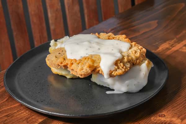 steak gravy biscuit