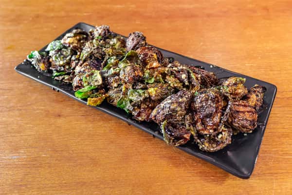 Balsamic Parmesan Brussel Sprouts