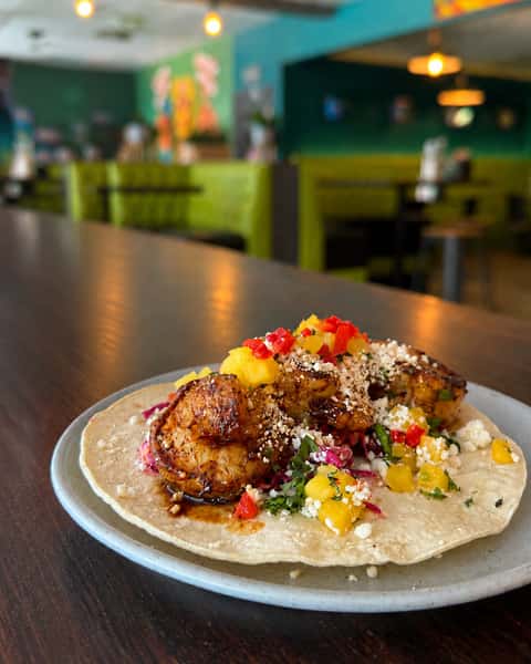 HOT-HONEY SHRIMP TACO