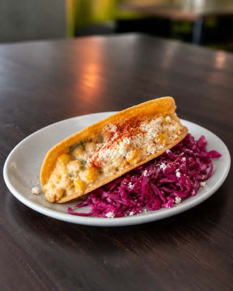 CREAMED CORN TACO