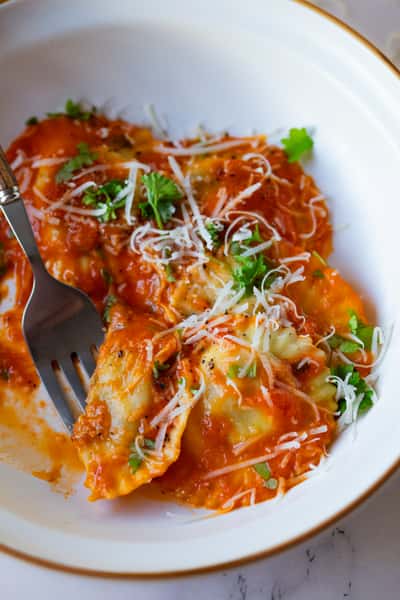 With Meat Sauce