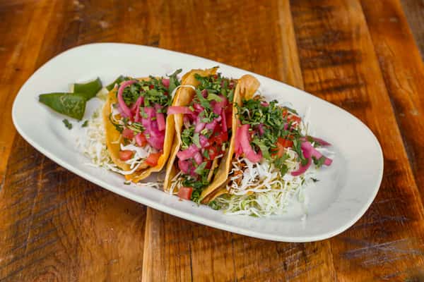 Three Crispy Tacos