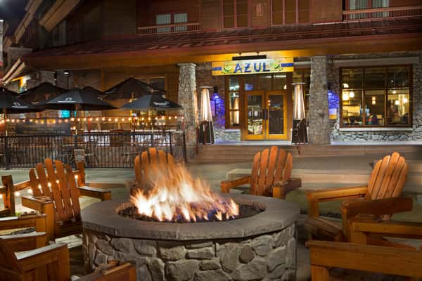Firepit in a nice interior