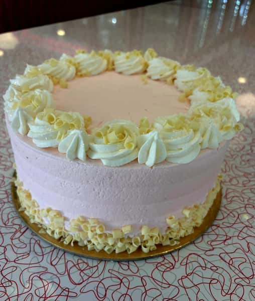 NEW! Beautiful Pink Champagne Cake