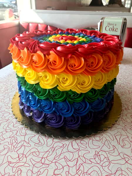 rainbow cake