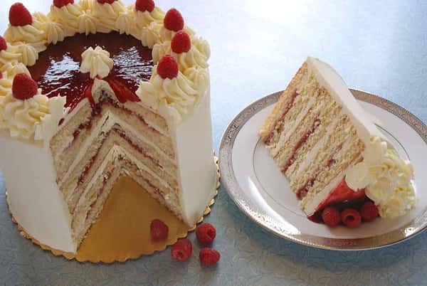 Vanilla Raspberry Whole Cake