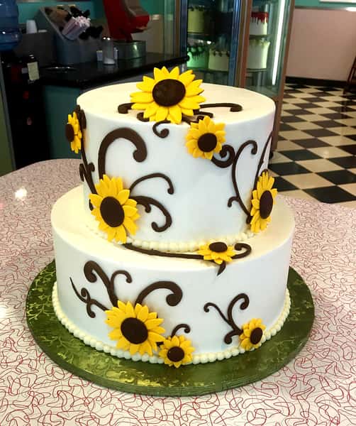 sunflower cake