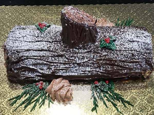 log cake