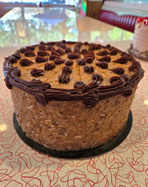German Chocolate Whole Cake