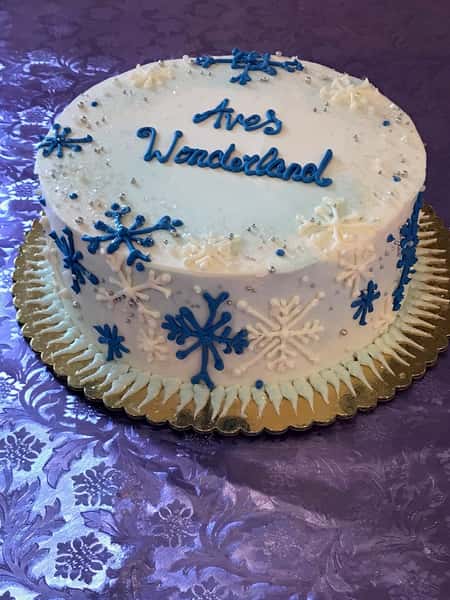 snowflake cake