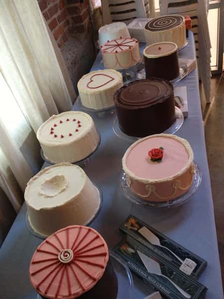 cakes on the table