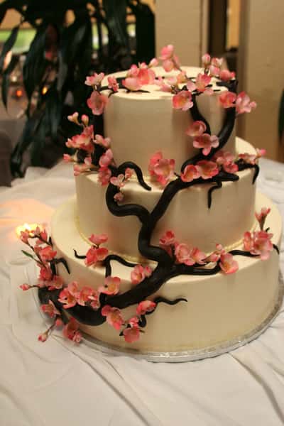 cherry blossom cake