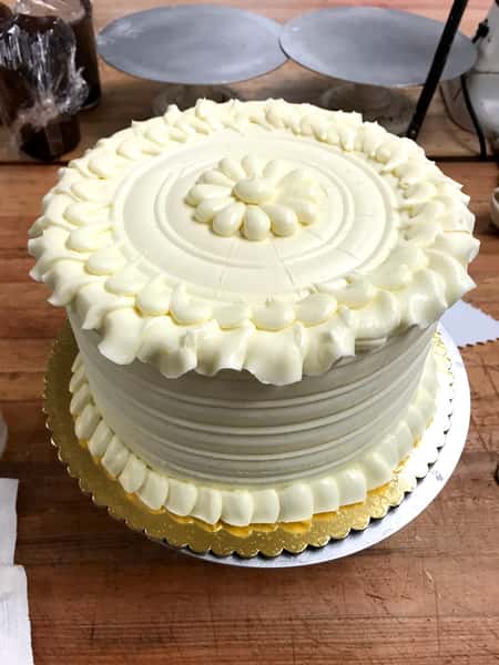 white cake