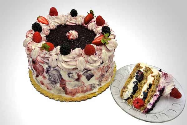 Nut Berry Whole Torte - Gluten Free