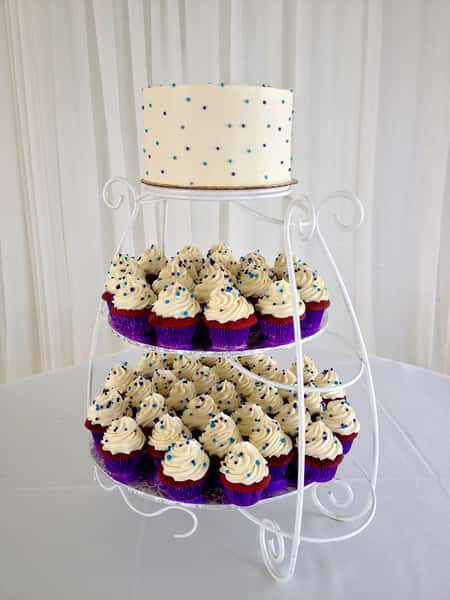 tiered cupcake cake