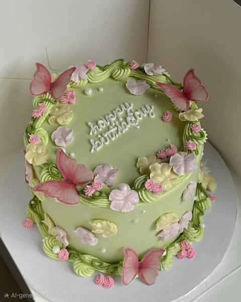 BEAUTIFUL Butterfly Flutter & Bloom Birthday Cake 🦋