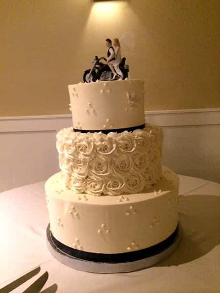 cake with cake topper