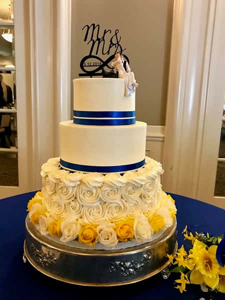 cake with roses