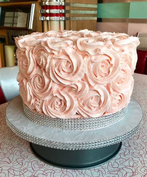 rose cake
