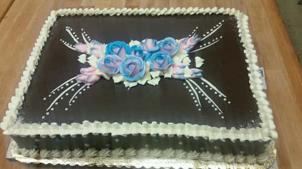 cake with roses