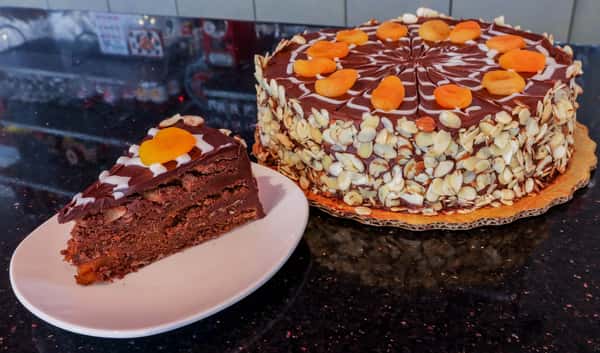 Apricot Almond - Whole Gateau/Torte - Gluten Free