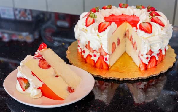 Strawberry Bagatelle (Our Version of Strawberry Shortcake!) Whole Dessert