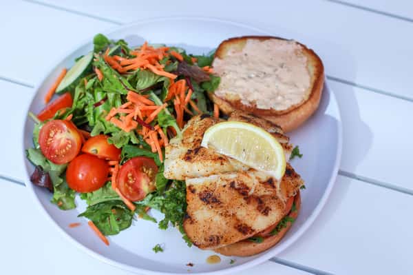 Fresh Grouper Sandwich