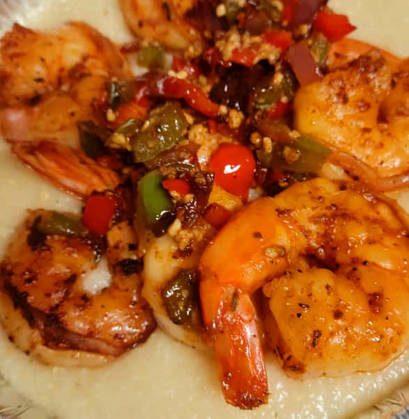 Shrimp N Cheesy Grits