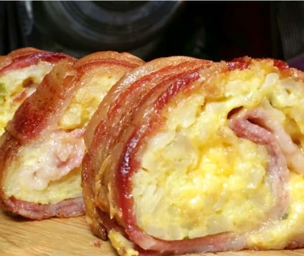 Bacon Breakfast Sushi