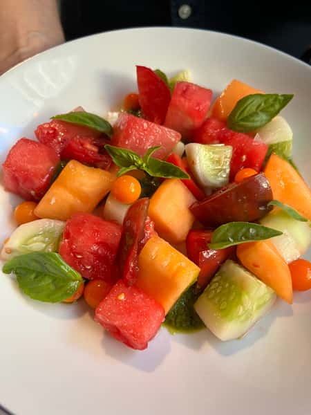 Tomatoes and Melon