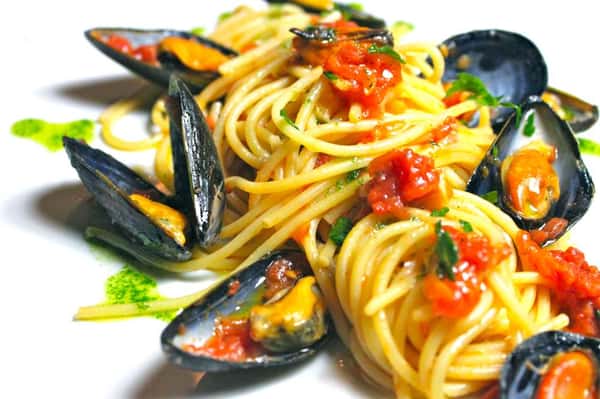 mussels pasta