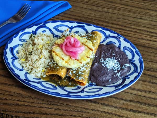Al pastor Enchiladas