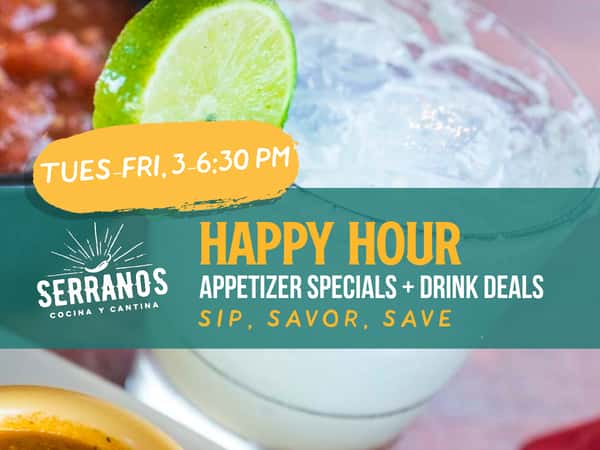 Tuesday to Friday Happy Hour