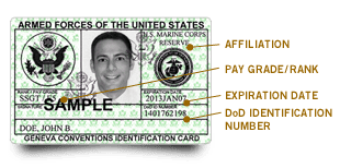 Military ID Card