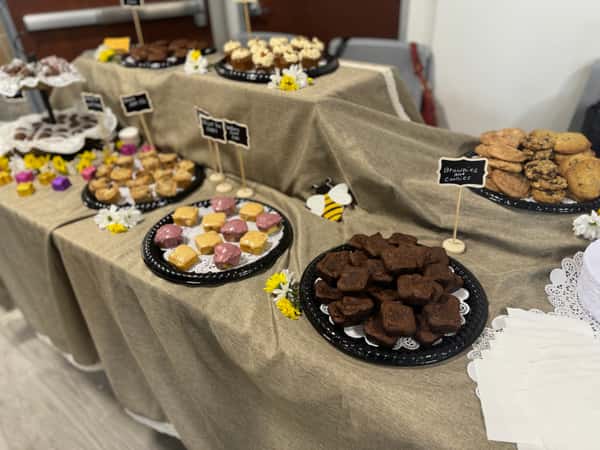 Table of sweet treats
