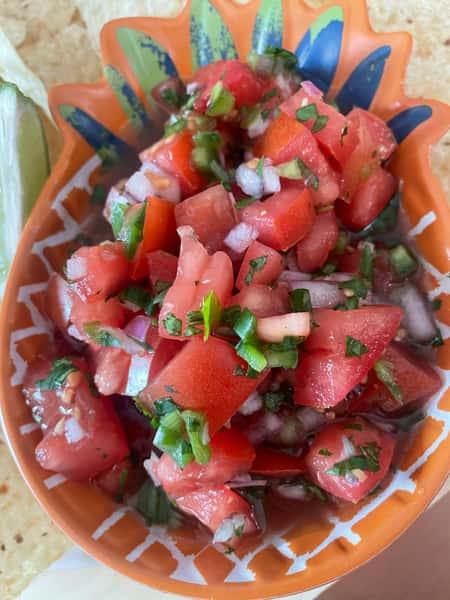 Close up of seasoned side in a bowl