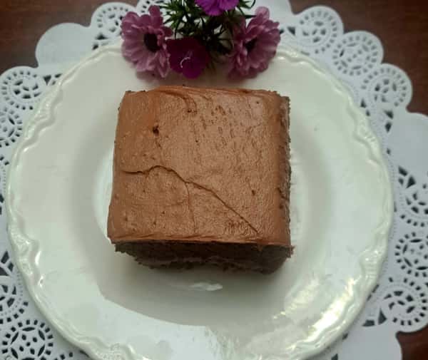 Vegan gluten-free chocolate espresso cake
