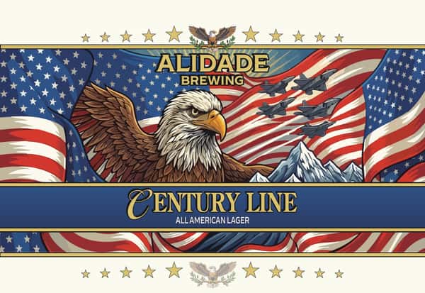 Century Line - All American Lager - 4 Pack Cans