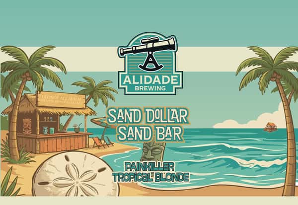 Sand Dollar Sand Bar -Painkiller Tropical Blonde - 4 Pack Cans